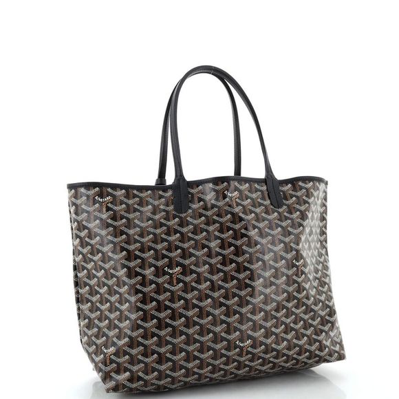 Goyard Saint Louis Tote Coated Canvas PM Black - Picture 3 of 7